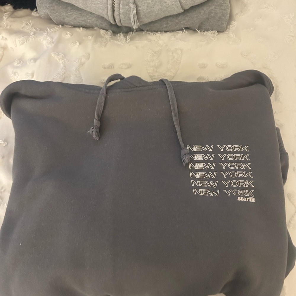 Gray New York Hoodie